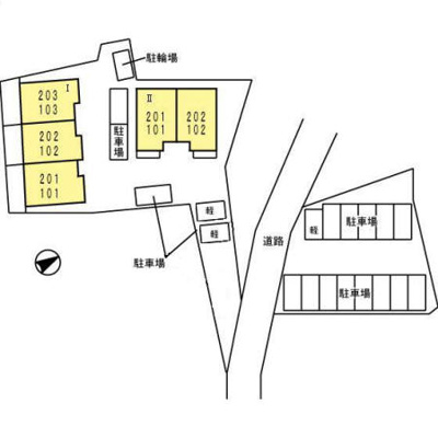 【区画図】 | プティシャンⅡ