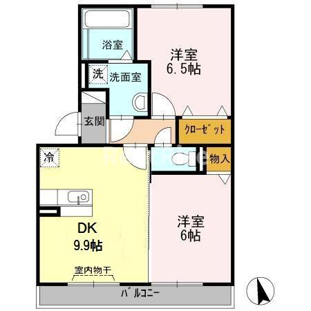 ロイヤルガーデン ききょう館 Aの間取り