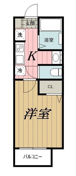 ラパ　メイプルの間取り