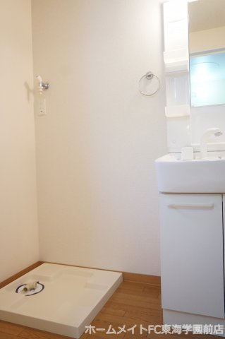 熊本市北区龍田陳内１丁目の賃貸マンションの洗面所