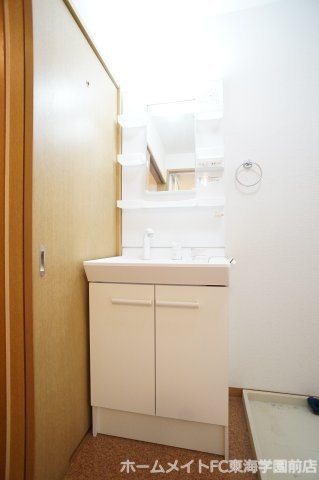 菊池郡菊陽町光の森４丁目の賃貸マンションの独立洗面台