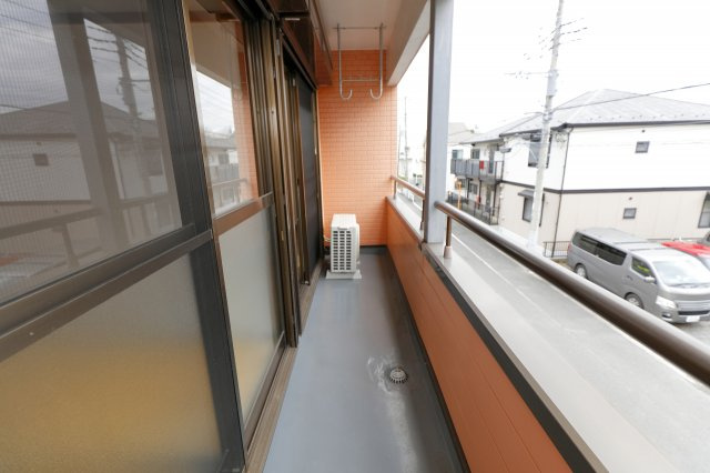 ラ・ドニスハイツのバルコニー