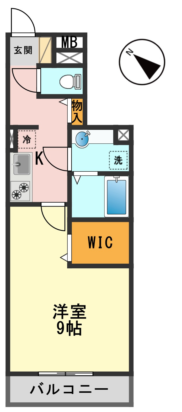 D-room エクウスの間取り