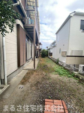 恒久６丁目　中古住宅の庭|お庭スペース家庭菜園などに丁度良いです♪