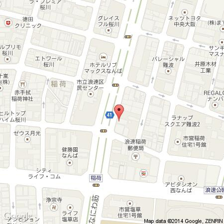 フェリーチェ難波オーベストの地図