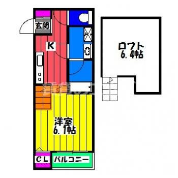 【間取り】 | レスター大橋東シティ | レスター大橋東シティの間取り