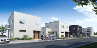 【外観パース】 | 2022/03/12撮影　建築中です。