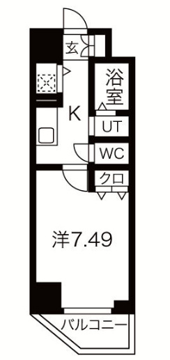 【間取り】 | JPレジデンス難波南