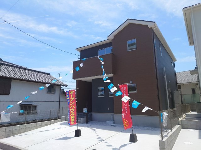 FITーフィットー小倉南区田原２丁目1期１号棟　【小倉南区　新築戸建て】の外観|重厚なデザインが素敵ですね♪【FITーフィットー小倉南区田原２丁目1期１号棟】