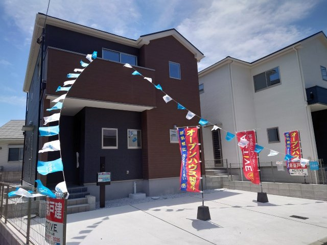 FITーフィットー小倉南区田原２丁目1期１号棟　【小倉南区　新築戸建て】の外観|駐車場は並列２台可能です♪【FITーフィットー小倉南区田原２丁目1期１号棟】