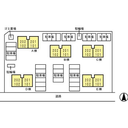 プレミール　Ｃ棟の区画図
