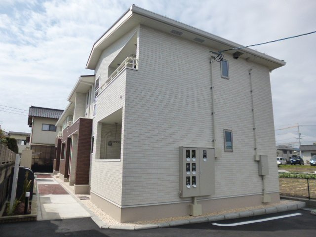 倉敷市安江のアパートの外観