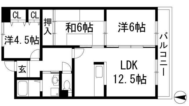 【間取り】 | ファミリアル門戸