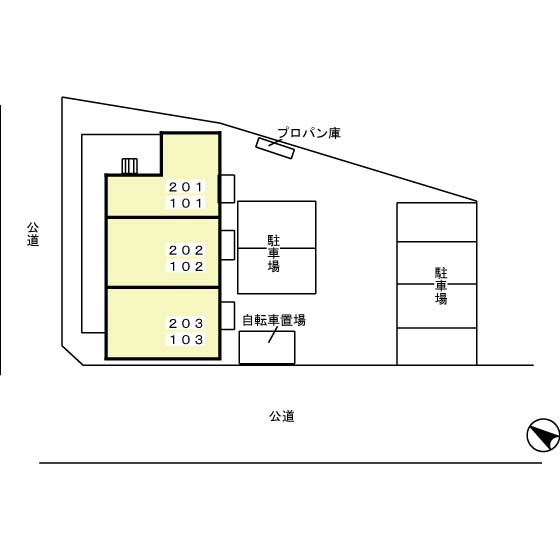 エミリオの区画図
