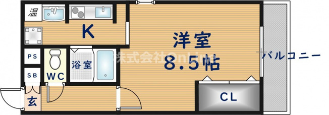 【間取り】 | ルミエール八戸ノ里