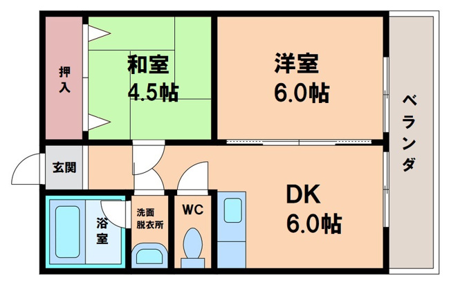 【間取り】 | カツタビルディング1番館