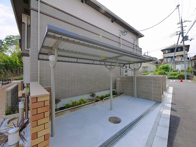 グランソレイユ　　（北郡山町）のその他共用部分|駐車場です