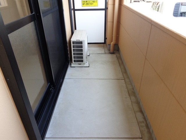 サンハイツのバルコニー