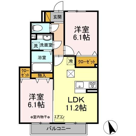 【間取り】 | シャインハイツ