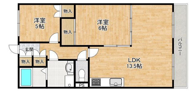 東グリーンハイツの間取り