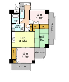 【間取り】 | エスポワール小金井