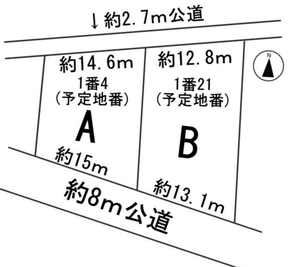 ５７７３２　岐阜市加野分譲地　