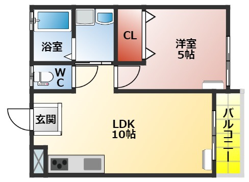 シャルマン香里の間取り