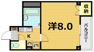 【間取り】 | ヴィルヌーブMASUDA