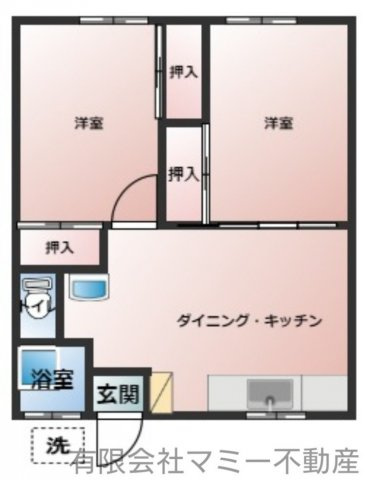 【間取り】 | 鵜の森2丁目マンションT