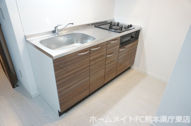 熊本市中央区米屋町２丁目の賃貸マンションのキッチン