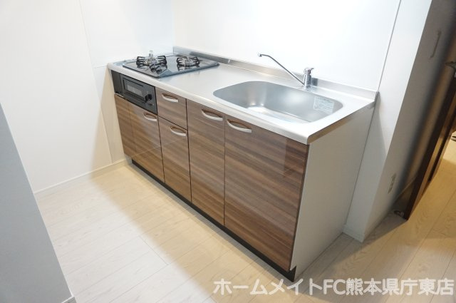 熊本市中央区米屋町２丁目の賃貸マンションのキッチン