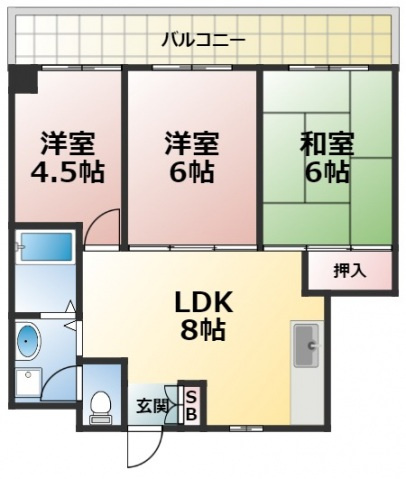 ピアメゾン深江の間取り