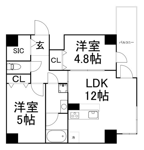 【間取り】 | Lavart森ノ宮