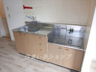 ロイヤルパレス中野　Ａのキッチン|シングルレバー水栓