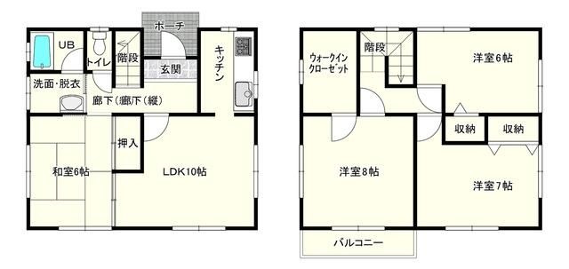根岸茂之貸家Ⅰの間取り