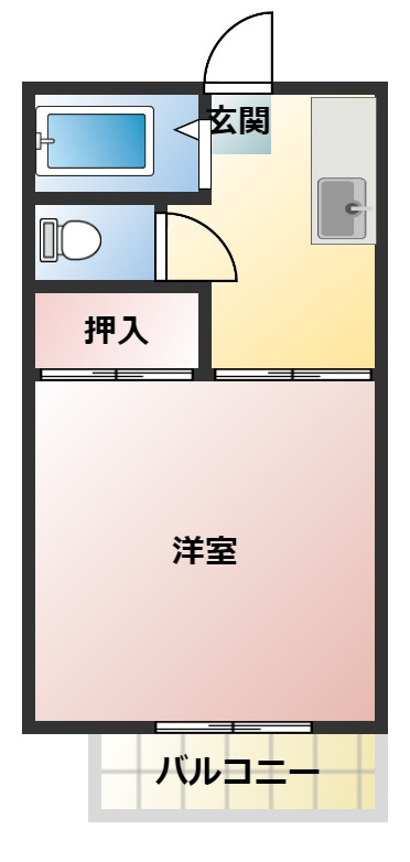 エスポワールⅡの間取り