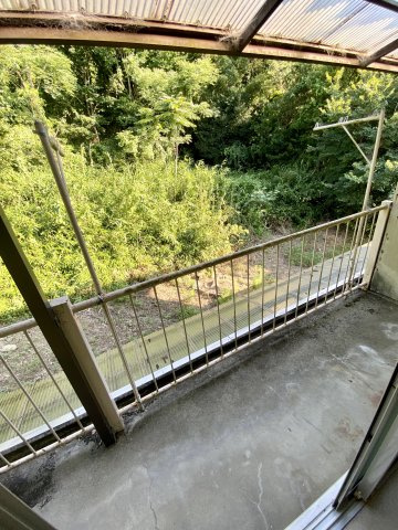 丸山住宅のバルコニー