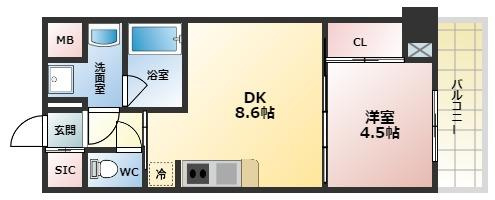 La　Douceur西宮北口の間取り