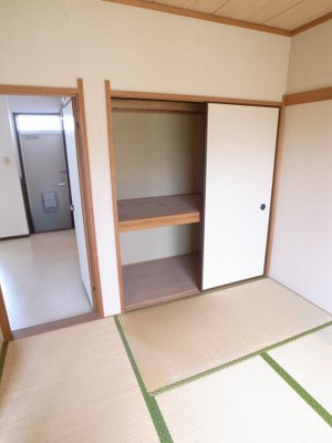 【収納】 | サマックスビュー長島 | 和室の収納は押入タイプ。