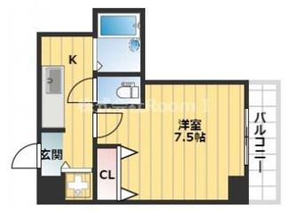 【間取り】 | グラマシー心斎橋東(旧ユーカ心斎橋東)