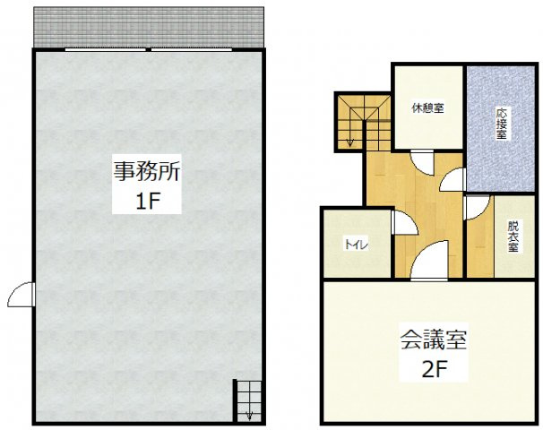 玉名市中テナントの間取り