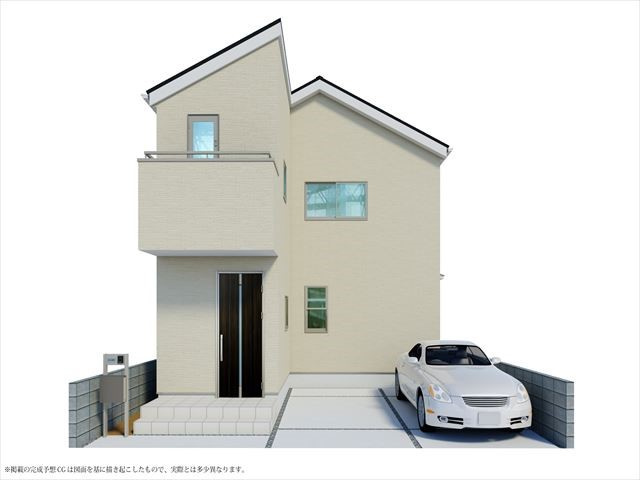 リーブルガーデン　倉敷市日吉町第2の外観パース|きれいな外観です