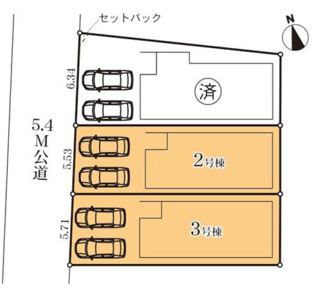 南区粕畠町第2期　全3棟　3号棟＜仲介手数料無料＞笠寺小・本城中　新築一戸建て