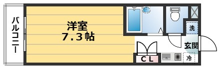 パンセ堀川の間取り