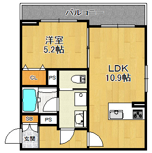 【間取り】 | エントランスライフ西野山東