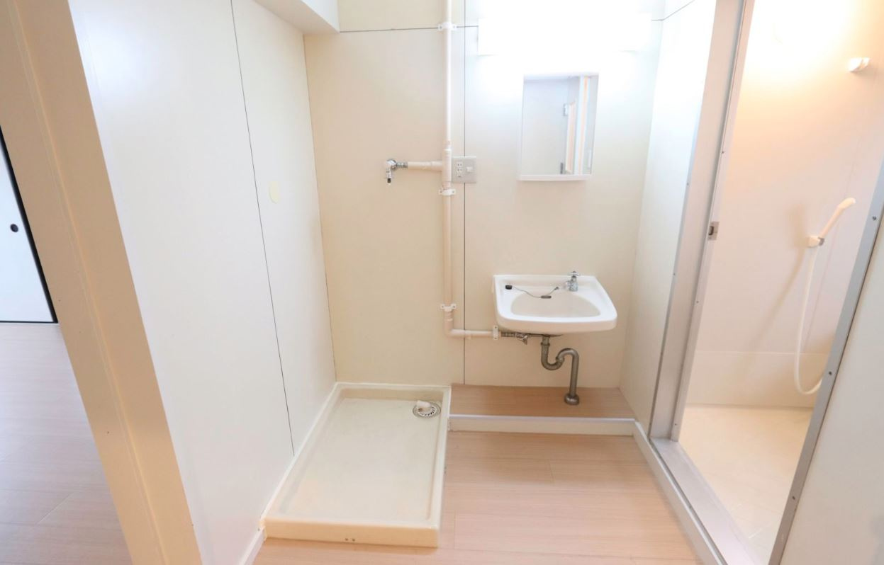 ビレッジハウス下広川【キャッシュバック対象】の洗面所|スペースが確保できる洗面所です
