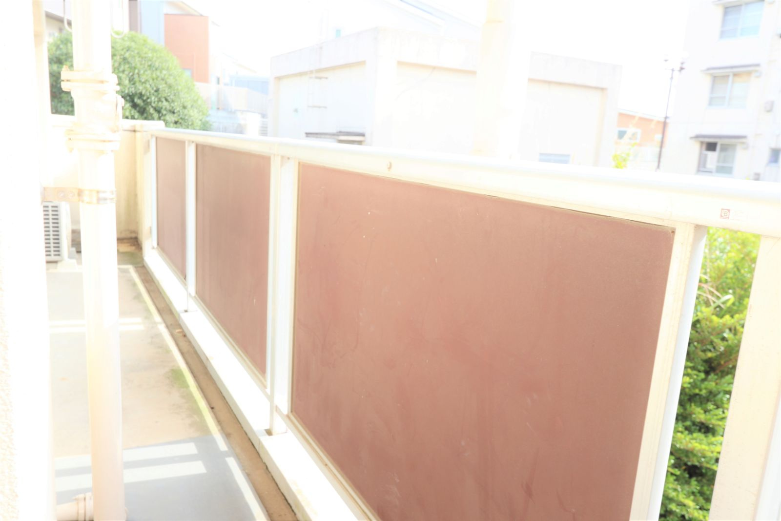 ビレッジハウス下広川【キャッシュバック対象】のバルコニー|お洗濯にも便利なバルコニー付き