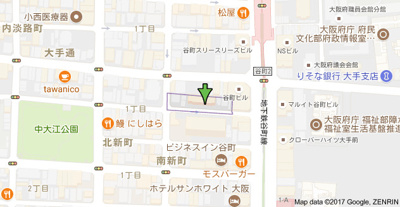 【地図】 | グランパシフィック天満橋