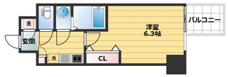 【間取り】 | プレミアムコート谷町４丁目