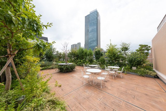 港区赤坂９丁目の賃貸マンションのその他|ルーフガーデン